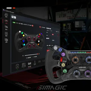 Volante Simagic Gt Neo para Simulador de Carreras, Doble Embrague, Accionamiento Directo, Disco Nuevo de Fibra de Carbono Compuesta - Product Image 6
