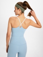 Bandeaux de sport pour femmes FD25001 élastiques en tissu doux bandes de cheveux antidérapantes chaîne de cheveux pour l'entraînement quotidien Yoga course Gym Sports