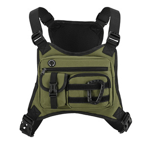 Chaleco Táctico Deportivo Personalizado, Bolsa de Equipamiento para Entrenamiento al Aire Libre, Chaleco Utilitario, Arnés de Pecho para Ciclismo - Product Image 2