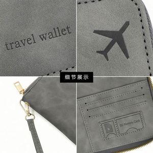 RFID Blocking Passport <b>Holder</b> Travel Wallet with Zipper, Multi-Functional Organizer for Cards, Cash and <b>Documents</b> - Product Image 4