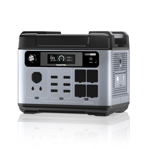 Station d'alimentation portable OUKITEL P2001E Pro 2048Wh LiFePO4 3200W 6400W en crête 1800W Charge rapide 1000W Générateur solaire - Product Image 1