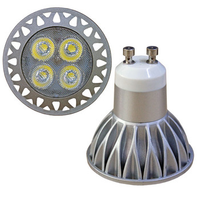 Aluminium Mini Dimbare GU10 MR16 Led Spotlight Lamp 3W 5W 7W 9W AC100-240V Dimmable Indoor Led Bulbs