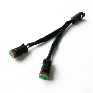 双输出Deutsch DT DTP适配器连接器接线定制分路器线束，用于发光二极管吊舱灯发光二极管工作灯雾灯 - Product Image 2