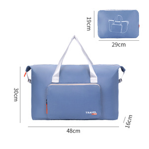 Wholesale Duffle <strong>Bag</strong> Custom Logo Large Capacity Waterproof Solid Color Foldable Outdoor Travel <strong>Bags</strong> for Clothes Storage - Product Image 2