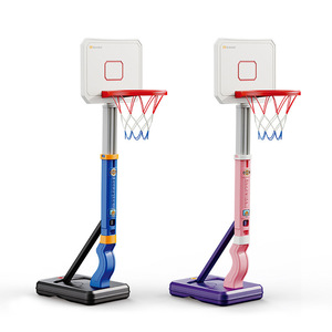 Panier de basket Luckykoo réglable en hauteur pour enfants, portable, pour intérieur et extérieur, jouet de piscine pour garçons et filles - Product Image 2