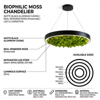 Lustre moderne de luxe en mousse stabilisée, suspension minimaliste noire en forme d'anneau pour restaurants, espaces commerciaux et décoration artistique