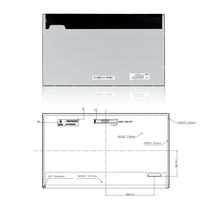 Layar BOE 21.5'' 1920x1080 HR215WU1-120 LVDS 30pin IPS Full HD LCD 21.5 Inci Modul LCD