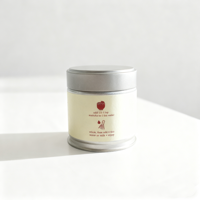 Boîte en fer blanc hermétique avec anneau de traction, de qualité alimentaire, pour thé, matcha et épices, 30g 40g, avec étiquettes personnalisées en gros