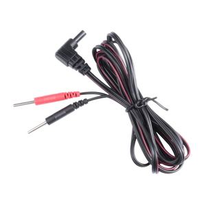 Ersatz TENS Doppelelektroden-<span class=keywords><strong>Leads</strong></span> Drähte/Kabel- 2,35 mm Sicherheitsstecker mit Standard-2mm-Stiftschlüsselanhängern zur Verwendung für Zehner-Einheit - Product Image 1