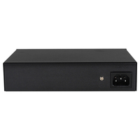 Commutateur Ethernet PoE VCOM 1000 Mbps, 4 ports, 48 V, 1GE Uplink pour l'alimentation des caméras de sécurité, des bureaux, des écoles et des applications IoT