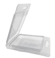 Boîte en plastique PVC transparente en gros, de qualité alimentaire, jetable et empilable, pour l'emballage alimentaire et de produits de boulangerie