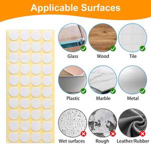 Échantillon gratuit d'autocollants pour mèches <span class=keywords><strong>de</strong></span> bougies, ruban adhésif en mousse double face résistant à la chaleur avec queue facile à décoller pour la fabrication <span class=keywords><strong>de</strong></span> bougies - Product Image 3