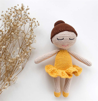 TK Crochet Ballet Danseur Amigurumi Coton Jouet, Ballerine Faite À La Main, Poupée Crotchet, Princesse Cadeaux Doux Produits Finis