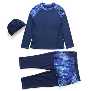 Nuovo Costume da Bagno Musulmano da Donna 3 Pezzi, Burkini Conservativo Femminile - Product Image 5