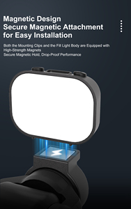Conception magnétique POCKET 3 Creator Combination, Éclairage d'appoint magnétique, Boîtier en plastique, Portable, CRI élevé, Garantie 1 an, pour Vlogging et <span class=keywords><strong>Action</strong></span> - Product Image 4