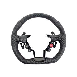 Volant LED pour <span class=keywords><strong>Audi</strong></span> A4 B9 RS6 RS7 S4 A3 8P S5 RS5 <span class=keywords><strong>A1</strong></span> <span class=keywords><strong>Sline</strong></span> 8V Volant en fibre de carbone - Product Image 5