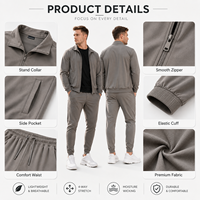 Ropa Deportiva Personalizada, Conjunto Deportivo Informal Minimalista Ligero para Hombre, Chaqueta Cortavientos Técnica, Traje para Correr de Dos Piezas