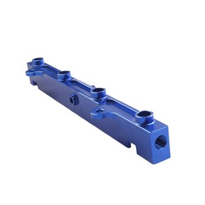 Rail de carburant en aluminium XUZHONG FR-1003 bleu pour la modification et la mise à niveau des moteurs de la série K - Product Image 2