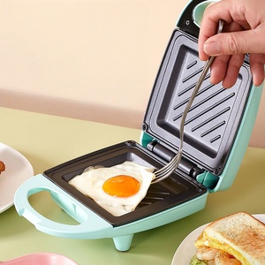 Grille-pain compact multi-usages |   Faites des sandwichs, des gaufres, des œufs, des steaks en 3 minutes, poignée anti-brûlure, portable - Product Image 1