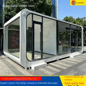 Apple Warehouse Staal Mobiele Kamer <span class=keywords><strong>Capsule</strong></span> Ruimte Ontwerp Hotel Buitenverblijf Camping Residentieel Geïntegreerde Villa - Product Image 4