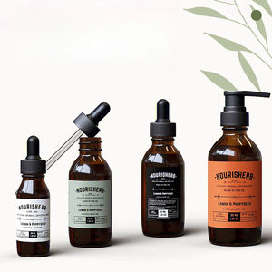 สติ๊กเกอร์เครื่องสำอางสีทองติดขวดน้ำหอมฉลากโลโก้สำหรับขวดน้ำมันผม - Product Image 6