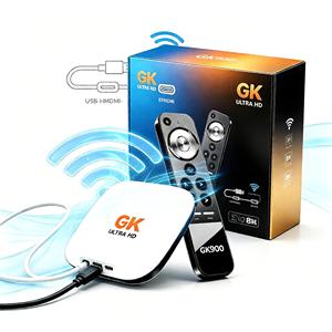 Decodificador <span class=keywords><strong>IPTV</strong></span> GK MAX con WiFi de Doble Banda, 8K, Android 12 y Reproductor Multimedia Integrado - Product Image 6
