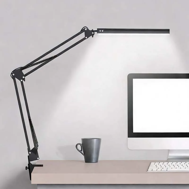 CharmShine TD01-1 LED Folding Long Arm Eye Protection USB Reading Study Desk Lamp