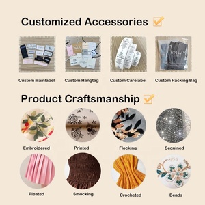 Prenses tatlı parti kadınlar zarif katı seksi kolsuz gömme yama çalışması Backless kabarcık Hem yüksek bel Halter evaze elbise - Product Image 6