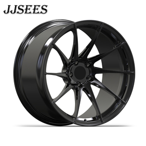 JJSESS Jantes en alliage d'aluminium forgé multi-rayons noir brillant à concavité profonde, jantes en alliage forgé chromées 2Forged pour <span class=keywords><strong>BMW</strong></span> 1 2 3 5 - Product Image 5
