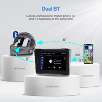 5 pouces sans fil CarPlay moniteur IPS écran Android Auto écran tactile WIFI FM moto Navigation écran intelligent