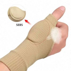 1 Par de Guantes de Compresión para Muñeca con Soporte Aislante y Transpirable de Spandex, Almohadillas de Gel para Pulgar, para Lesiones y Artritis - Product Image 4