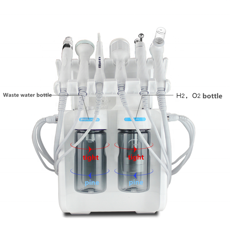 First generation 6 In 1 facials Machine Small Bubble Skin Treatment Machines for Scar Acne Removal