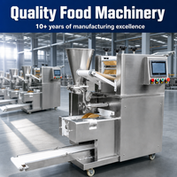 Machine automatique multifonction en acier inoxydable pour la fabrication de samosas, gyozas, empanadas et wontons, grande capacité, avec remplissage viande-légumes