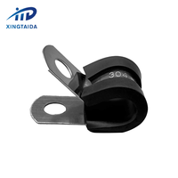 Fabricant de colliers de serrage de type R revêtus de caoutchouc EPDM de haute qualité Accessoires de câble Colliers de serrage en P
