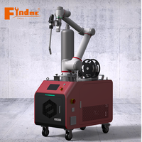 Station de travail robotisée de soudage collaboratif FINDMC à 6 axes, programmation facile, métal MIG/MAG, acier inoxydable, aluminium, 30 kW, 380 V/220 V