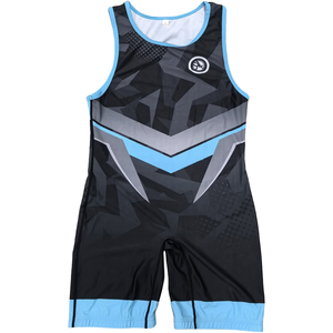 New Custom <b>Men's</b> <b>Wrestling</b> <b>Singlets</b> Digital Print Stretch Breathable Quick Dry Spandex/Polyester All UWW International - Product Image 4