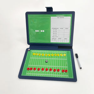 Tableau d'instruction portable pliable pour entraîneur de jeu de football américain peut être écrit tableau de tactique magnétique pour rugby. - Product Image 1