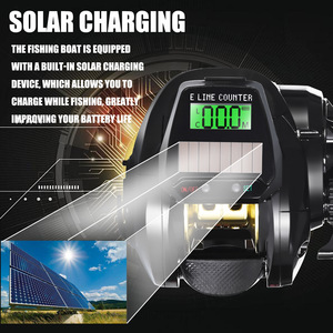 รอกตกปลาดิจิตอลพลังงานแสงอาทิตย์แบบมือซ้าย : รอกตกปลาสำหรับน้ำจืดและน้ำทะเล เหมาะสำหรับตกปลาชายหาด ตีไกล และตกปลาบนแพ - Product Image 4