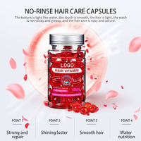 Capsules d'huile capillaire naturelle et biologique à marque privée pour la croissance des cheveux, sérum de traitement capillaire
