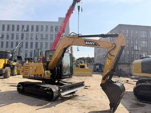 Excavatrice sur chenilles d'occasion SY75C, mini-pelle de 1,8 tonne avec godet de terrassement pour travaux de construction - Product Image 5