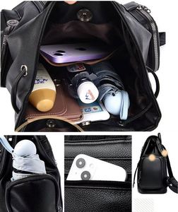 Free Sample High Quality polyester <b>Backpacks</b> Multi-pocket Rucksack for Ladies Travel Bagpack <b>Large</b> Capacity <b>School</b> Bag Fashion - Product Image 2
