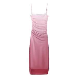 Bangladesh Ropa Mujer Color Sólido Mujer Musulmana Vestidos - Product Image 4