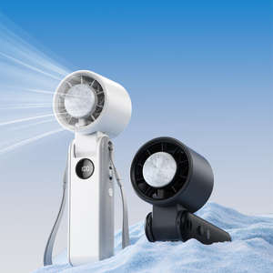 Ventilador de Mano 3 en 1 Plegable con Almohadilla de Enfriamiento para la Frente, Ventilador USB Recargable de 5 Velocidades para Uso en Exteriores y Hoteles - Product Image 2