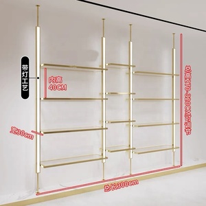 Espositore da Parete Illuminato <span class=keywords><strong>di</strong></span> Lusso per Borse, Scaffali per Esposizione <span class=keywords><strong>di</strong></span> Borse e <span class=keywords><strong>Scarpe</strong></span>, Design e <span class=keywords><strong>Arredamento</strong></span> per Negozi - Product Image 6