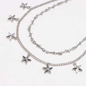 Star <b>Waist</b> <b>Chain</b> For Women Multi Layered Metal Hip Hop Punk Jeans Accessory Zinc Alloy Daily Wear - Product Image 4