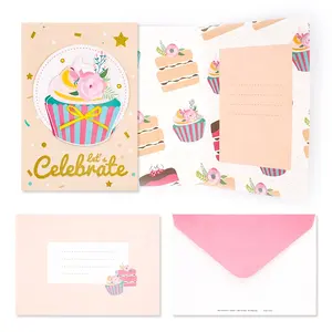 Wholesale Good Quality Multicolor Custom Designs Happy Birthday Greeting Cards Bluk 2023