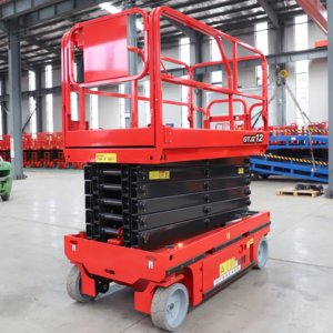 Plataforma Elevadora de Tijera Móvil de Buena Calidad de 10M, 12M, 14M, Pequeña, Automática, para Uso en Exteriores - Product Image 4
