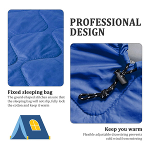 <span class=keywords><strong>Sac</strong></span> <span class=keywords><strong>de</strong></span> <span class=keywords><strong>couchage</strong></span> personnalisé E-RIKE pour le camping, hiver, adultes, simple, voyage, randonnée, extérieur, imperméable, pour temps froid - Product Image 3