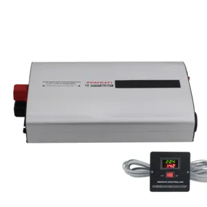 Ktac Full Power 12V 24V 48V Naar 220V 230V 2000W Omvormer Met Afstandsbediening controller