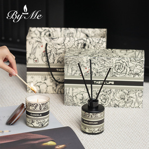 <span class=keywords><strong>BYME</strong></span> Bai Mi - Juego de Velas Aromáticas de Cera de Soja sin Humo con Ilustraciones, en Forma de Copa, Regalo para el Día Internacional de la Mujer - Product Image 4
